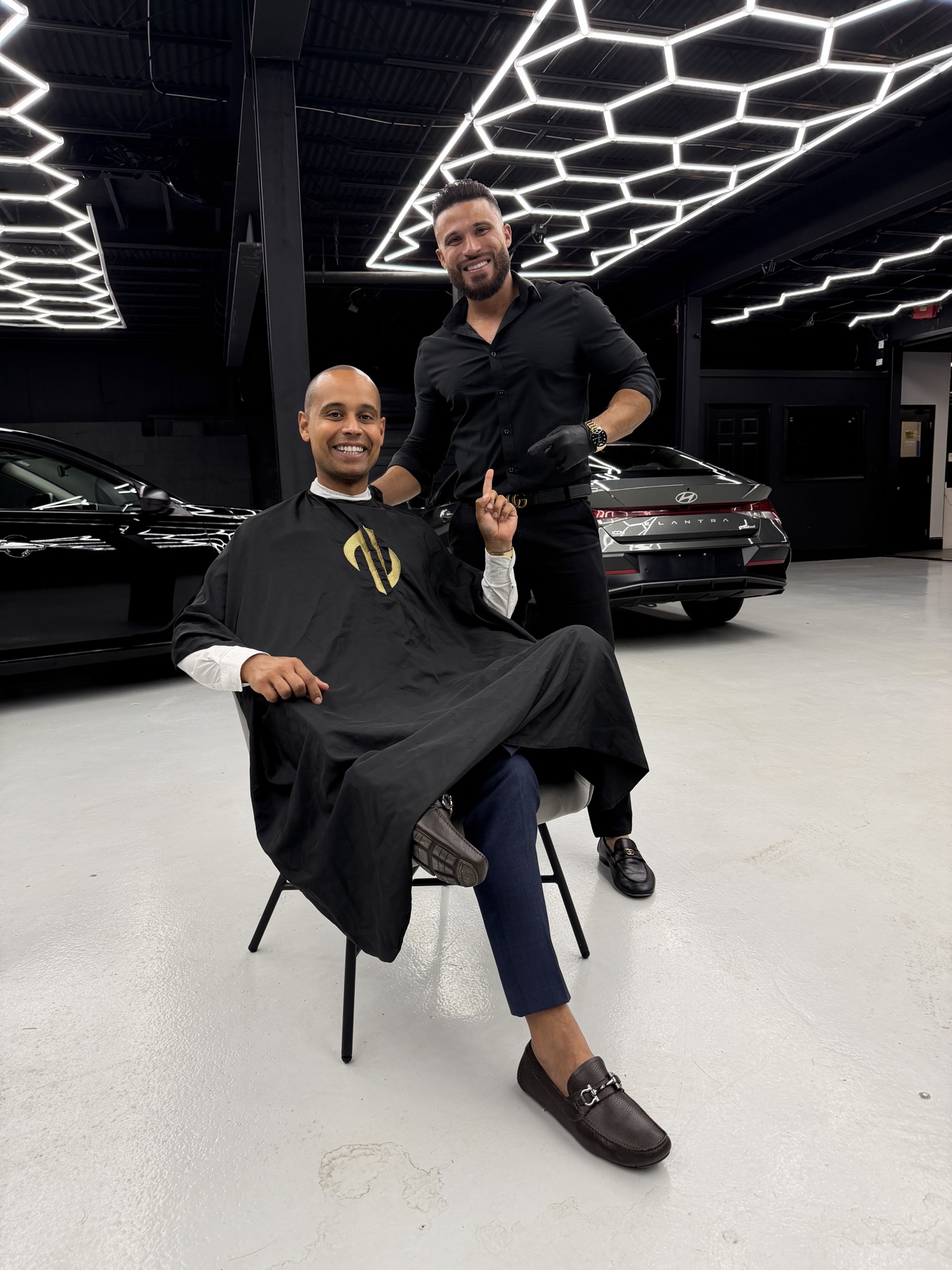 VIP service at a luxury car venue